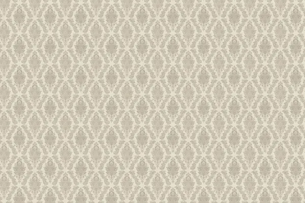Taupe ogee damask pattern